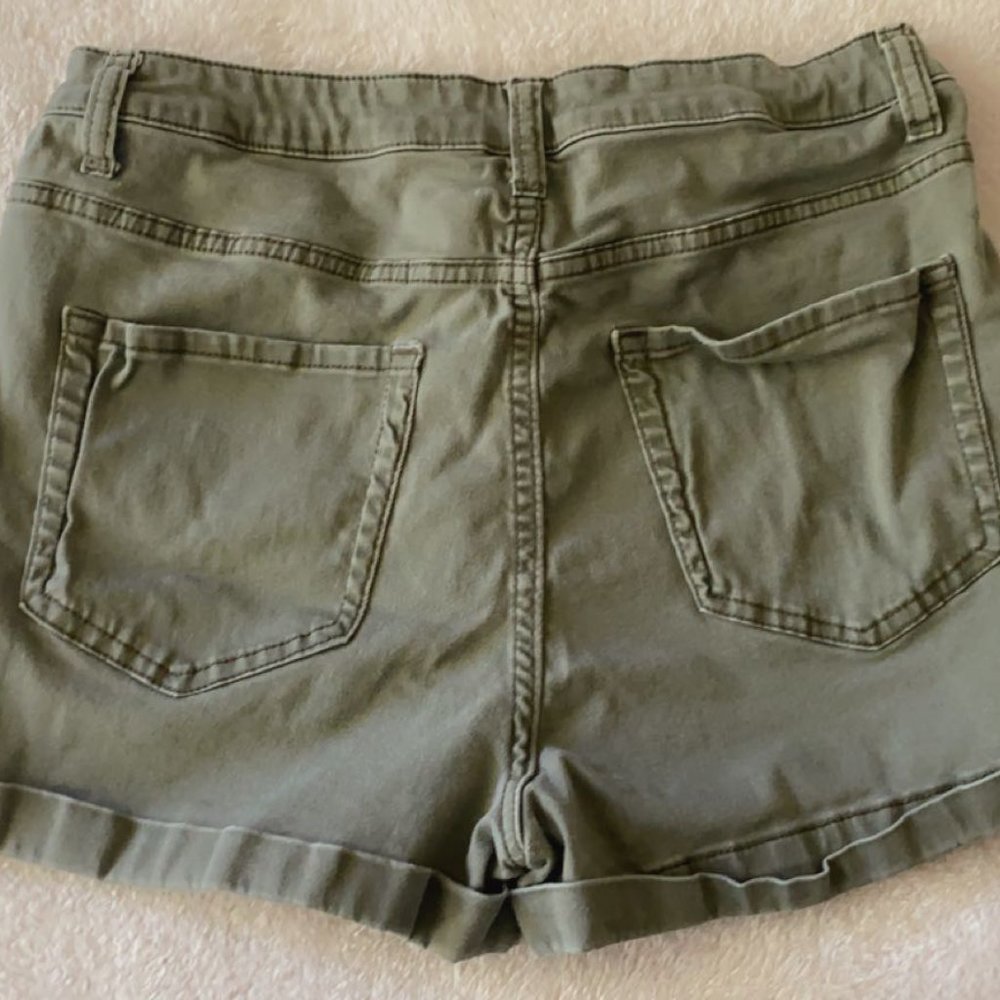 Green shorts